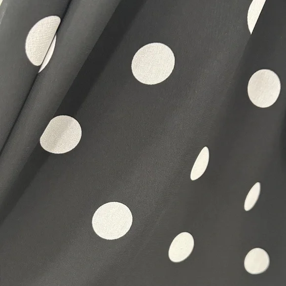 Banana Republic Black Maxi Dress with White Dots - Picture 5 of 5